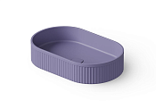 Dea Design Раковина чаша 55x35x12h см, Solid Surface, цвет: lilac DD9801 550 14
