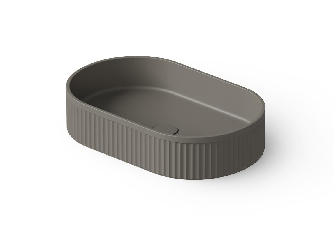 Dea Design Раковина чаша 55x35x12h см, Solid Surface, цвет: grey DD9801 550 3