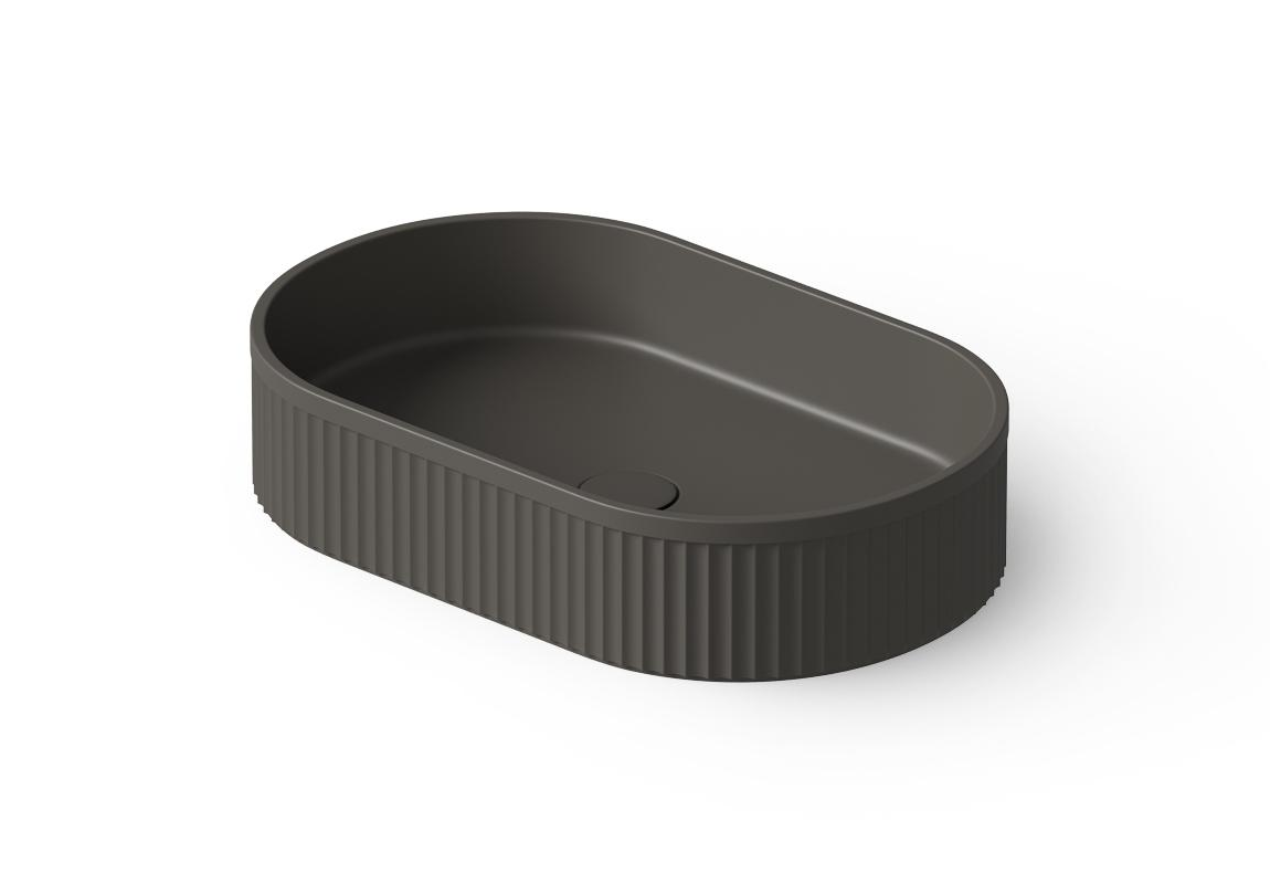 Dea Design Раковина чаша 55x35x12h см, Solid Surface, цвет: graphite DD9801 550 5