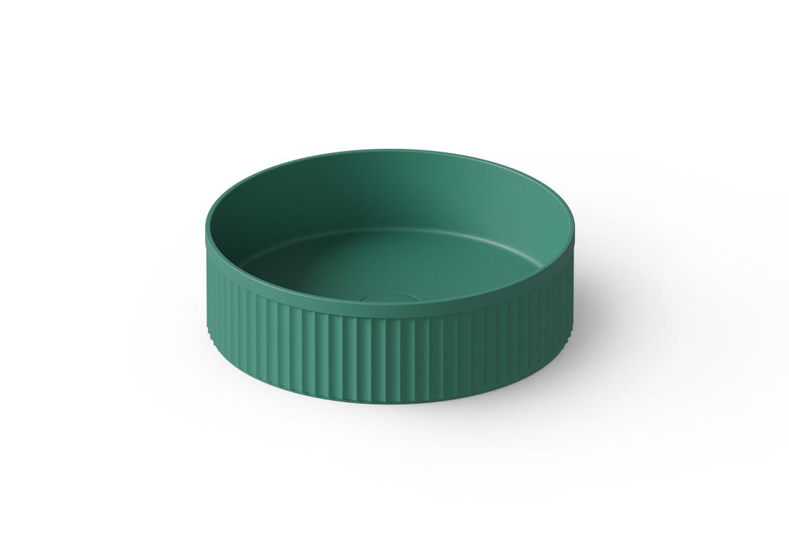 Dea Design Раковина чаша d40x12h см, Solid Surface, цвет: green DD9802 400 10