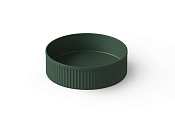 Dea Design Раковина чаша d40x12h см, Solid Surface, цвет: dark green DD9802 400 11
