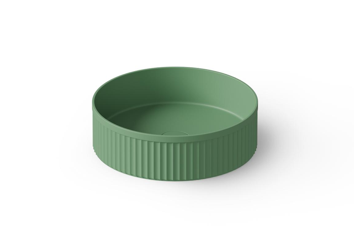 Dea Design Раковина чаша d40x12h см, Solid Surface, цвет: mint DD9802 400 12
