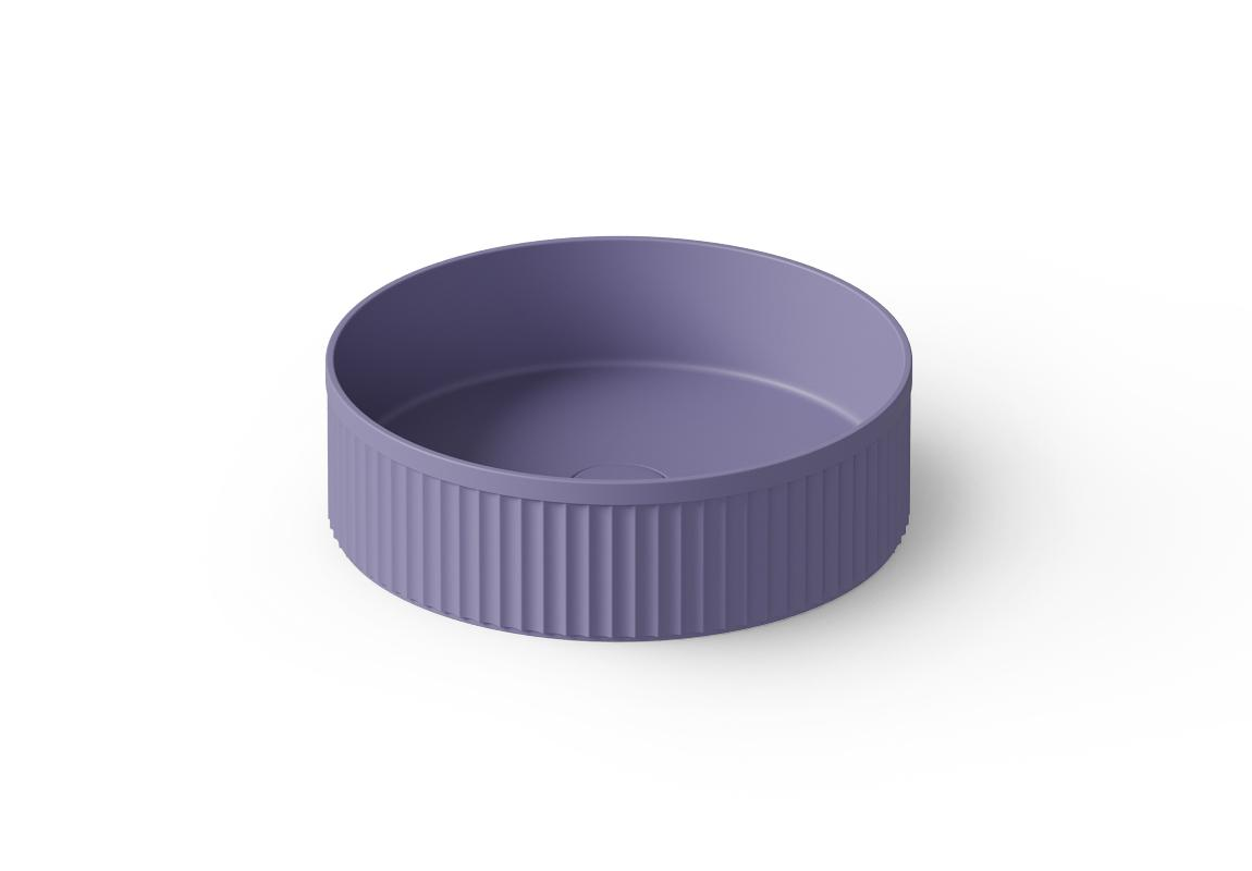 Dea Design Раковина чаша d40x12h см, Solid Surface, цвет: lilac DD9802 400 14