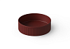 Dea Design Раковина чаша d40x12h см, Solid Surface, цвет: red wine DD9802 400 17