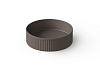 Dea Design Раковина чаша d40x12h см, Solid Surface, цвет: grey brown DD9802 400 6