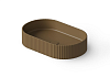 Dea Design Раковина чаша 55x35x12h см, Solid Surface, цвет: dark camel DD9811 550 1