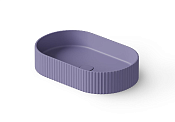 Dea Design Раковина чаша 55x35x12h см, Solid Surface, цвет: lilac DD9811 550 14