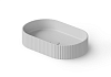 Dea Design Раковина чаша 55x35x12h см, Solid Surface, цвет: white DD9811 550 18