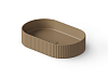 Dea Design Раковина чаша 55x35x12h см, Solid Surface, цвет: light camel DD9811 550 2