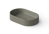 Dea Design Раковина чаша 55x35x12h см, Solid Surface, цвет: light grey DD9811 550 4