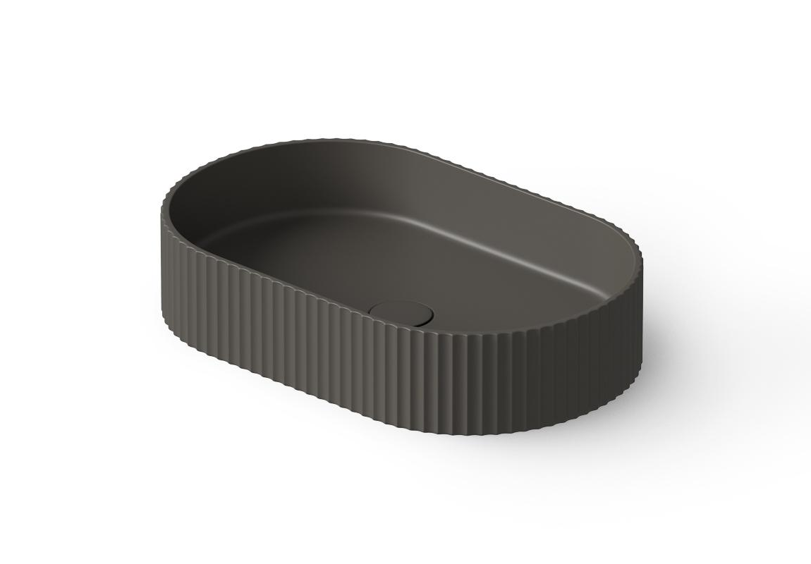 Dea Design Раковина чаша 55x35x12h см, Solid Surface, цвет: graphite DD9811 550 5