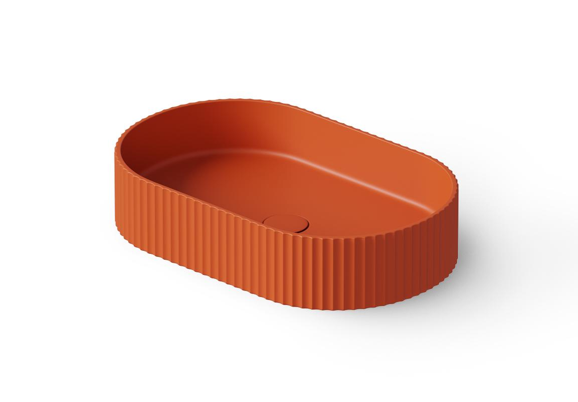 Dea Design Раковина чаша 55x35x12h см, Solid Surface, цвет: orange DD9811 550 7