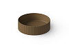 Dea Design Раковина чаша d40x12h см, Solid Surface, цвет: dark camel DD9812 400 1