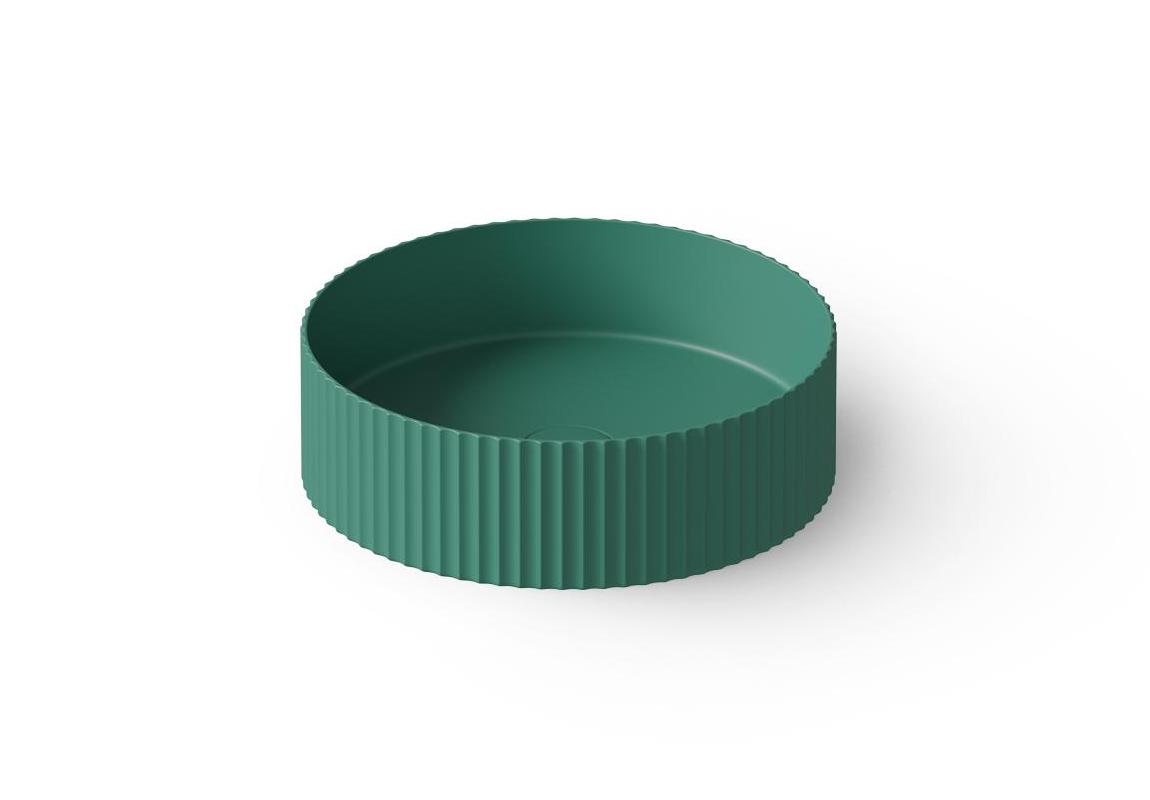 Dea Design Раковина чаша d40x12h см, Solid Surface, цвет: green DD9812 400 10