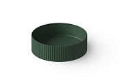Dea Design Раковина чаша d40x12h см, Solid Surface, цвет: dark green DD9812 400 11