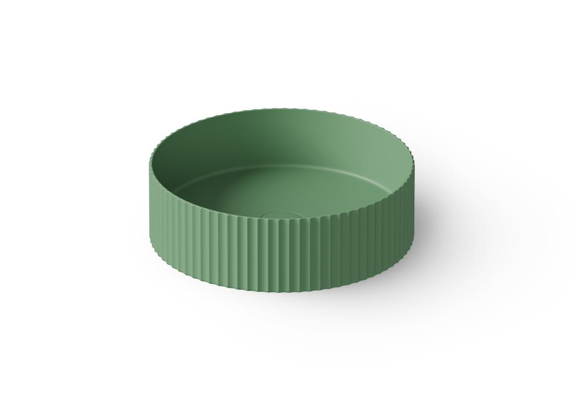 Dea Design Раковина чаша d40x12h см, Solid Surface, цвет: mint DD9812 400 12