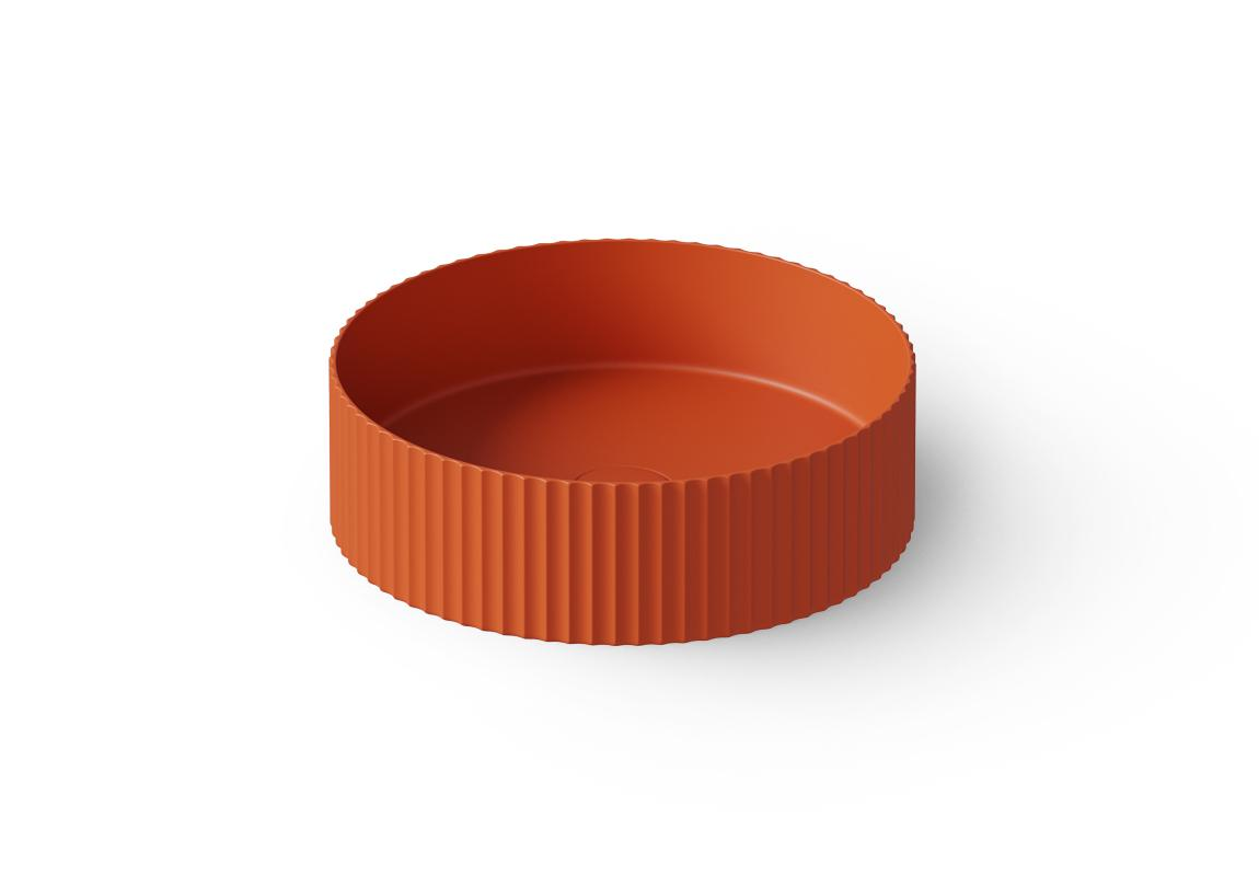 Dea Design Раковина чаша d40x12h см, Solid Surface, цвет: orange DD9812 400 7