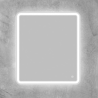 BelBagno Зеркало 70x80h см, с подсветкой по периметру и выключателем, цвет: хром глянцевый SPC-MAR-700-800-LED-TCH