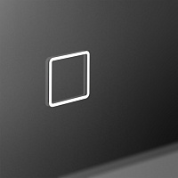 BelBagno Зеркало d60 см, с подсветкой по периметру и выключателем, цвет: хром глянцевый SPC-RNG-600-LED-TCH