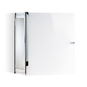 Decor Walther Glas S 2 Шкафчик подвесной 35x19xh40 см, стекло белое, цвет хром 0602304