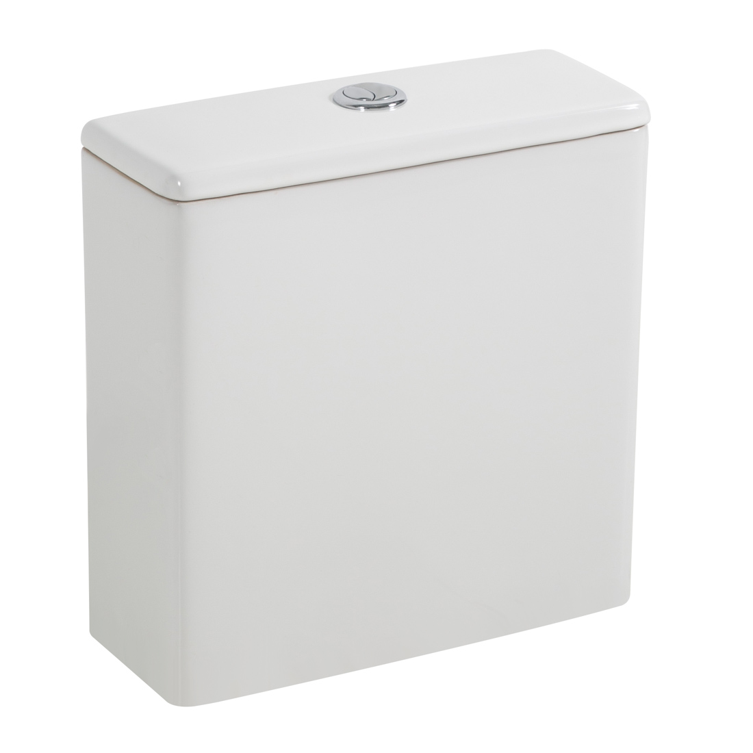 BelBagno Lounge Бачок для унитаза, 2 кнопки, цвет: белый глянцевый BB045/051T