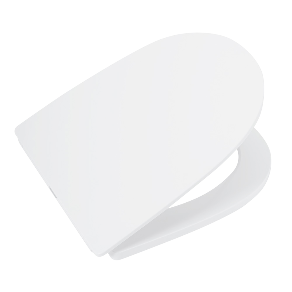 BelBagno Lounge Крышка-сиденье для унитаза, с микролифтом, цвет: белый глянцевый BB045/051SC