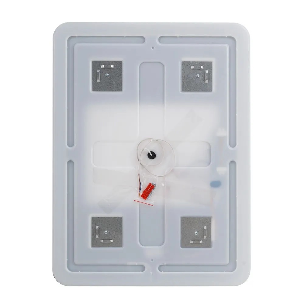 BelBagno Зеркало 80x80h см, с подсветкой по периметру, подогревом и выключ., цвет: хром глянцевый SPC-MAR-800-800-LED-TCH-WARM