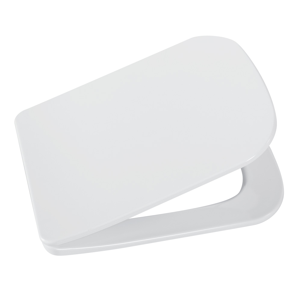 BelBagno Alpina Крышка-сиденье для унитаза, с микролифтом, цвет: белый глянцевый BB3103/3106SC