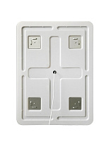 BelBagno Зеркало 60x80h см, с подсветкой, подогревом и выключателем, цвет: хром глянцевый SPC-GRT-600-800-LED-TCH-WARM