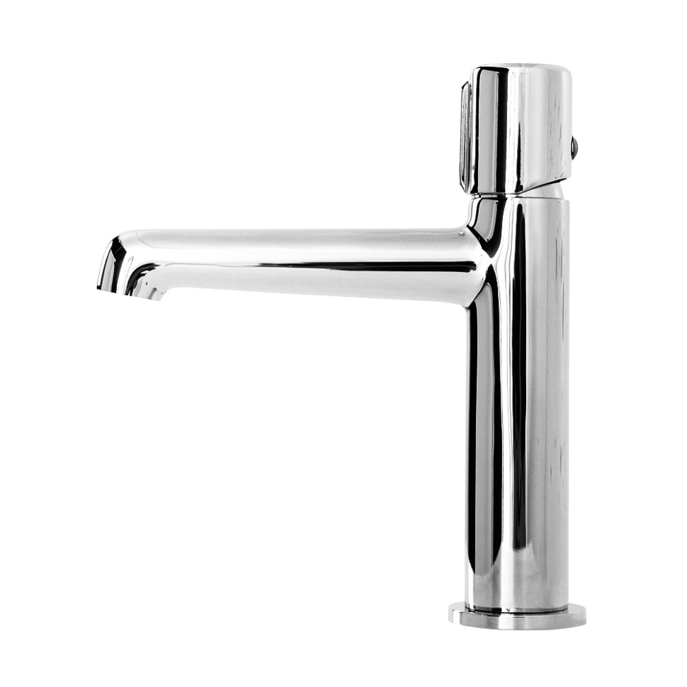 BelBagno Uno Смеситель для раковины, без донного клапана, длина излива 13,4 см, цвет: хром глянцевый UNO-LVM-CRM