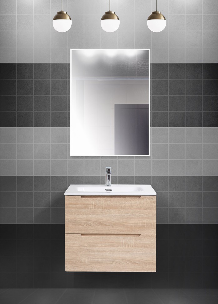 BelBagno Зеркало 60x80h см, без подсветки, цвет: хром глянцевый SPC-AL-600-800