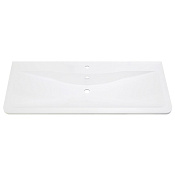 BelBagno Раковина накладная 120x45,5x14,4h см, с переливом, цвет: белый глянцевый BB1200/455-LV-MR-ALR