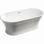 BelBagno Ванна акриловая отдельностоящая 170x80см в комп. со сливом-переливом, цвет: белый глянцевый BB402-1700-790