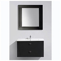 BelBagno Зеркало 100x80h см, без подсветки, цвет: черный матовый Atria-Spc-1000-Nl