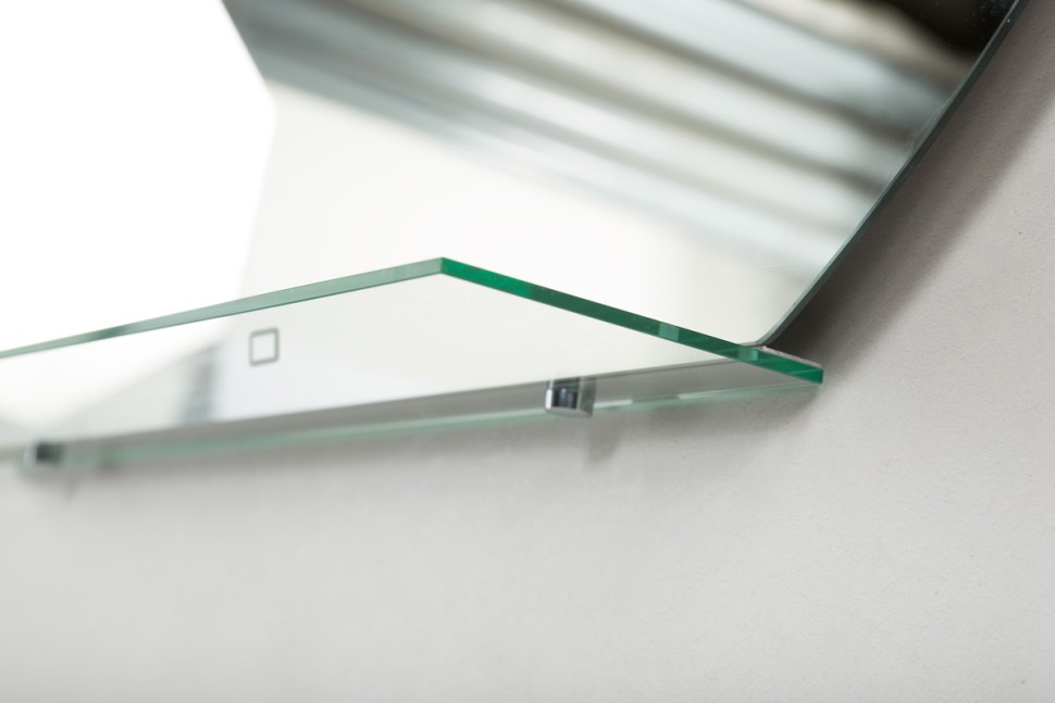 BelBagno Зеркало d90 см, с подсветкой по периметру и выключателем, цвет: хром глянцевый Spc-Rng-900-Led-Tch-Mens