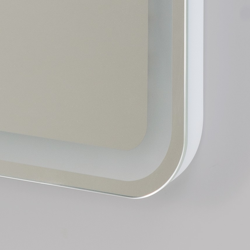 BelBagno Зеркало 60x80h см, с подсветкой, подогревом и выключателем, цвет: хром глянцевый Spc-Mar-600-800-Led-Tch-Snd