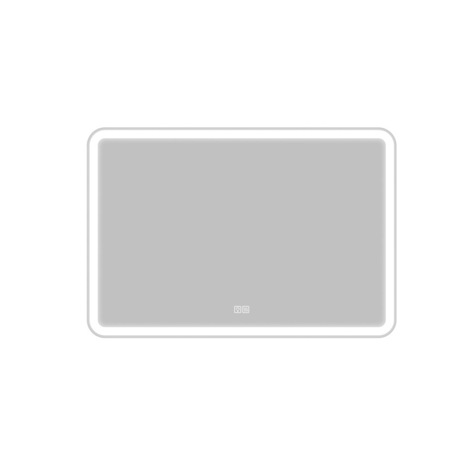 BelBagno Зеркало 90x60h см, с подсветкой по периметру, подогревом и выключ., цвет: хром глянцевый Spc-Mar-900-600-Led-Tch-Warm