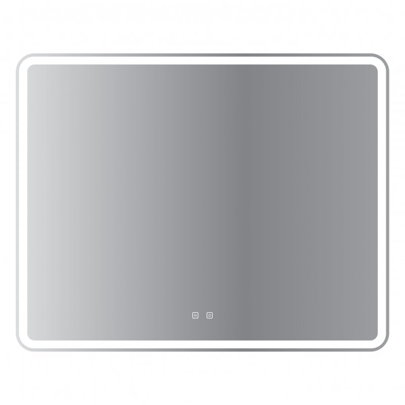 BelBagno Зеркало 110x80h см, с подсветкой, подогревом и выключателем, цвет: хром глянцевый Spc-Mar-1000-800-Led-Tch-Snd
