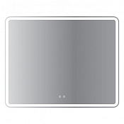 BelBagno Зеркало 110x80h см, с подсветкой, подогревом и выключателем, цвет: хром глянцевый Spc-Mar-1000-800-Led-Tch-Snd