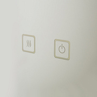 BelBagno Зеркало 110x80h см, с подсветкой, подогревом и выключателем, цвет: хром глянцевый Spc-Mar-1000-800-Led-Tch-Snd