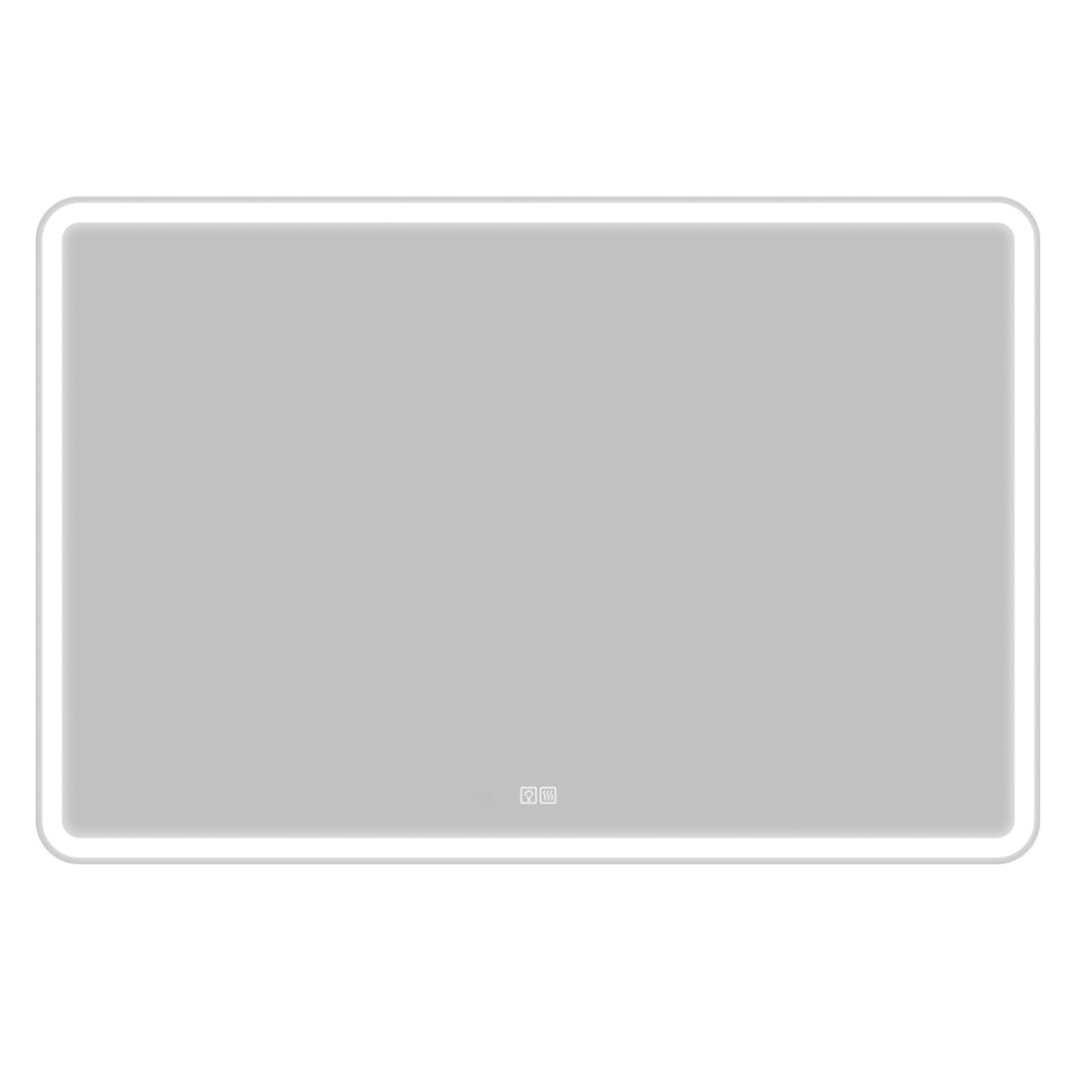 BelBagno Зеркало 110x80h см, с подсветкой по периметру, подогревом и выключ., цвет: хром глянцевый Spc-Mar-1100-800-Led-Tch-Warm