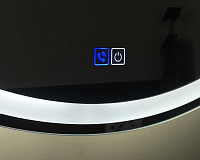 BelBagno Зеркало d70 см, с подсветкой по периметру, с выключателем и bluetooth, цвет: хром глянцевый Spc-Rng-700-Led-Tch-Phone
