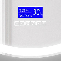 BelBagno Зеркало d70 см, с подсветкой по периметру, подогревом и выключателем, цвет: хром глянцевый Spc-Rng-700-Led-Tch-Rad