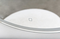 BelBagno Зеркало d90 см, с подсветкой по периметру, подогревом и выключателем, цвет: хром глянцевый Spc-Rng-900-Led-Tch-Warm