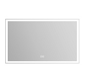 BelBagno Зеркало 90x80h см, с подсветкой по периметру, подогревом и выключ., цвет: хром глянцевый Spc-Grt-1000-600-Led-Tch-Warm