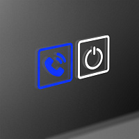 BelBagno Зеркало 100x80h см, с подсветкой, выключателем и голосовым управлением, цвет:хром глянцевый Spc-Grt-1000-800-Led-Tch-Phone