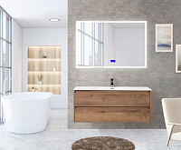 BelBagno Зеркало 120x80h см, с подсветкой по периметру, подогревом и выключ., цвет: хром глянцевый Spc-Grt-1200-800-Led-Tch-Rad