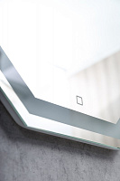 BelBagno Зеркало 80x80h см, с подсветкой и сенсорным выключателем, цвет: хром глянцевый Spc-Ott-800-800-Led-Tch