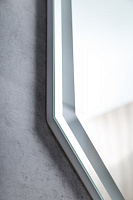 BelBagno Зеркало 80x80h см, с подсветкой и сенсорным выключателем, цвет: хром глянцевый Spc-Ott-800-800-Led-Tch-Warm