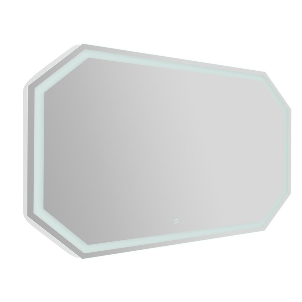 BelBagno Зеркало 120x80h см, с подсветкой по периметру и выключателем, цвет: хром глянцевый Spc-Ott-1200-800-Led-Tch